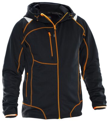 Jobman 5150 Hoodie Vision Zwart/Oranje