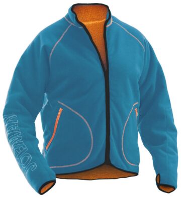 Jobman 5192 Fleece Jacket Reversible Ocean/Oranje