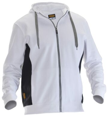 Jobman 5400 Sweatshirt Hoodie Wit/Zwart