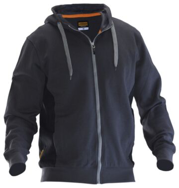 Jobman 5400 Sweatshirt Hoodie Donkergrijs/Zwart