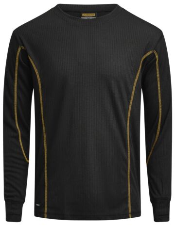 Jobman 5570 Underwear Top Round Neck Heren Zwart