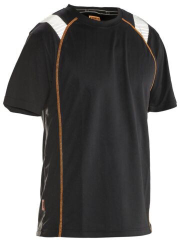 Jobman 5620 Spun-Dye Vision T-Shirt Zwart/Oranje