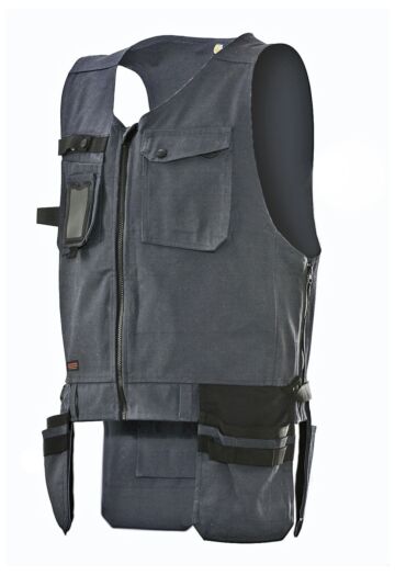 Jobman 7381 Vest Core Hp Grijs/Zwart