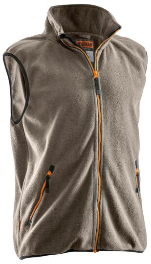Jobman 7501 Fleece Vest Khaki