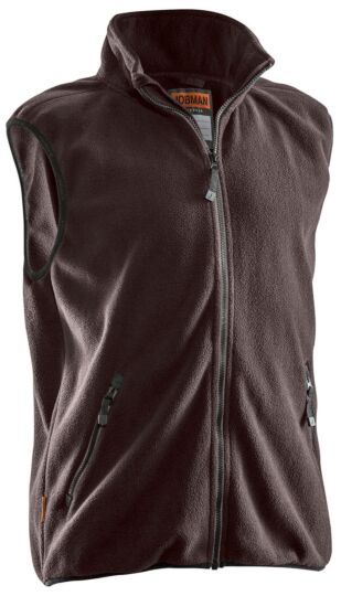 Jobman 7501 Fleece Vest Bruin