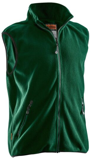 Jobman 7501 Fleece Vest Bosgroen