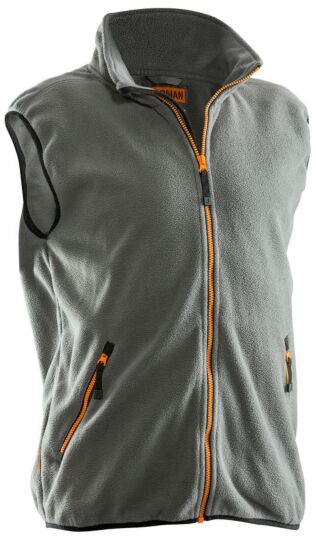 Jobman 7501 Fleece Vest Donkergrijs