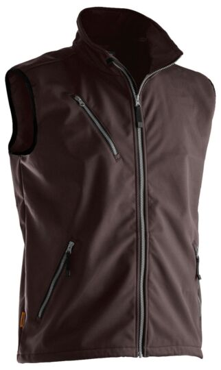 Jobman 7502 Light Softshell Vest Bruin
