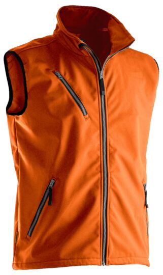 Jobman 7502 Light Softshell Vest Oranje