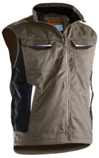 Jobman 7517 Service Vest Lined Khaki