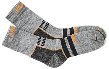 Jobman 9591 Wool Socks Donkergrijs/Zwart