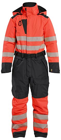 Blåkläder 6726-1977 Dames winteroverall High Vis High Vis Rood/Zwart