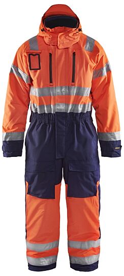 Blåkläder 6763-1977 Winteroverall High Vis High Vis Oranje/Marineblauw