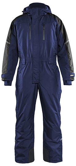 Blåkläder 6785-1977 Winteroverall afneembare capuchon Marineblauw/Zwart