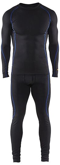 Blåkläder 6810-1707 Technische Onderkledingset LIGHT Zwart/Korenblauw