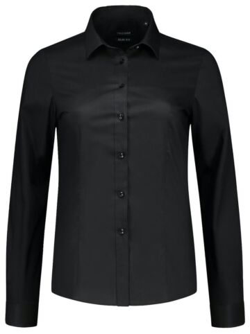 Tricorp 705016 Blouse Stretch Fitted Zwart