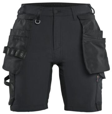 Blåkläder 7124-1645 Dames short 4-weg stretch Zwart