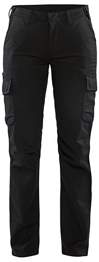 Blåkläder 7144-1832 Dames industrie werkbroek stretch Zwart