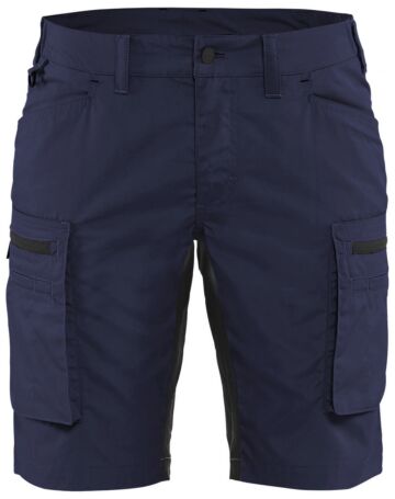 Blåkläder 7149-1845 Dames Service Short Marineblauw/Zwart