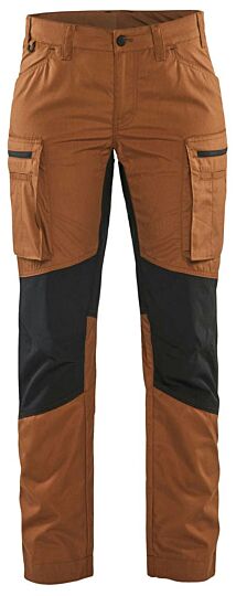 Blåkläder 7159-1845 Dames Service werkbroek Stretch Roest/Zwart