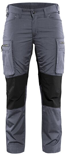 Blåkläder 7159-1845 Dames Service werkbroek Stretch Grijs/Zwart