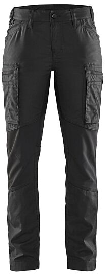 Blåkläder 7159-1845 Dames Service werkbroek Stretch Zwart