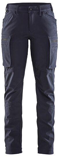 Blåkläder 7177-2513 Dames Service werkbroek softshell Donker marineblauw