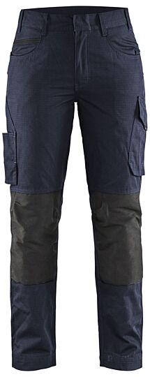 Blåkläder 7195-1330 Dames service werkbroek stretch Donker marineblauw/Zwart