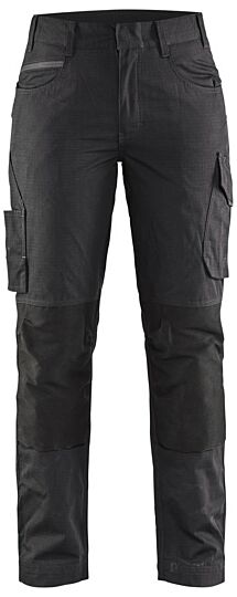Blåkläder 7195-1330 Dames service werkbroek stretch Zwart/Donkergrijs