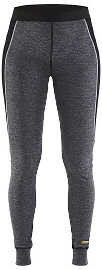 Blåkläder 7201-1732 Dames Lange onderbroek merinowol WARM Medium grijs/Zwart