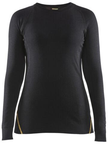 Blåkläder 7213-1075 Dames Vlamvertragend Onderhemd Zwart