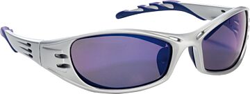 3M veiligheidsbril Fuel lichtgrijs montuur blauwe lens (71502-00002)