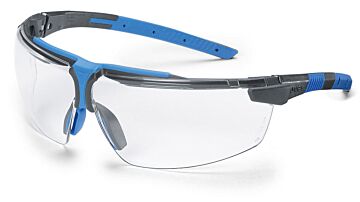 Uvex veiligheidsbril i-3 9190-275 antraciet/blauw montuur heldere lens UV 2C-1.2 supravision HC-A