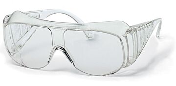 Uvex overzetbril 9161-014 transparant montuur heldere PC lens UV 2-1.2 ongecoat