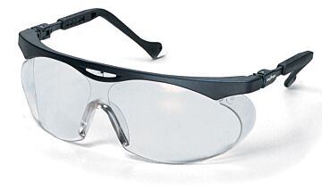Uvex veiligheidsbril skyper 9195-075 zwart montuur heldere lens UV 2-1.2 optidur NCH