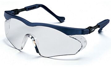 Uvex veiligheidsbril skyper sx2 9197-065 blauw montuur heldere lens UV 2-1 2 optidur NCH