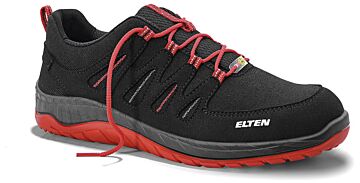 Elten Maddox Black/Red Low Esd S3 Werkschoenen