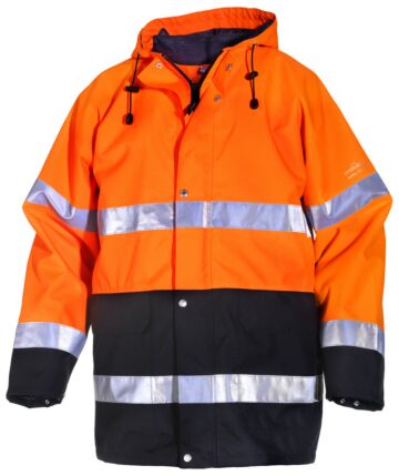 Hydrowear Unna Parka Oranje/Marineblauw