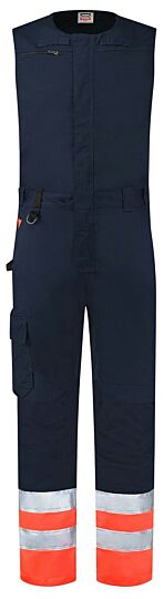 Tricorp 753008 Bodybroek High Vis Blauw/Fluor Rood