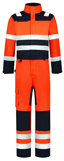 Tricorp 753009 Overall High Vis Bicolor Fluor Oranje/Blauw