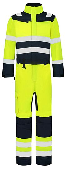 Tricorp 753009 Overall High Vis Bicolor Fluor Geel/Blauw