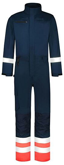 Tricorp 753010 Overall High Vis Blauw/Fluor Rood