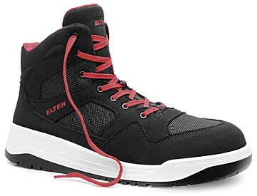 Elten Lakers Black Mid Esd S1P Werkschoenen