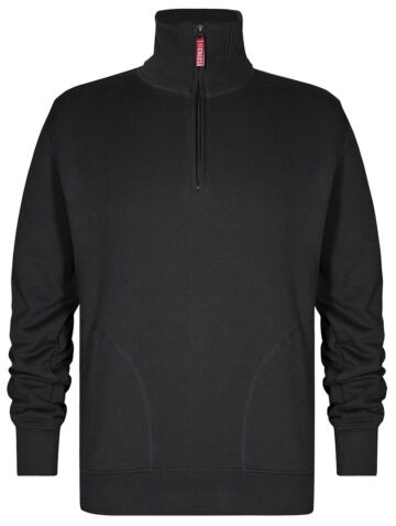 F. Engel 8014 High Neck Sweat Anthracite