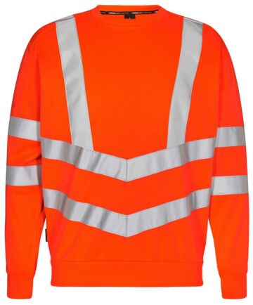 F. Engel 8021 Safety Sweatshirt Orange