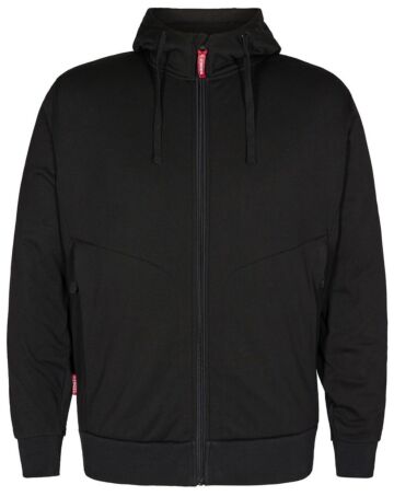 F. Engel 8023 Sweatshirt With Hood Black