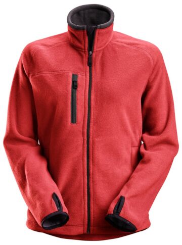 Snickers 8027 POLARTEC® Dames Fleece Jack Chilirood/Zwart