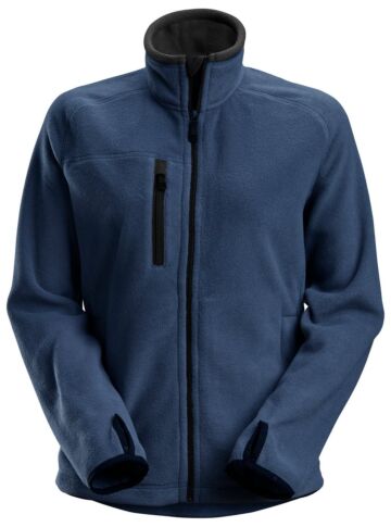 Snickers 8027 POLARTEC® Dames Fleece Jack Marineblauw/Zwart