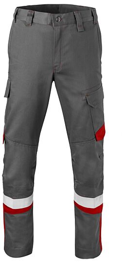 HAVEP 80340 Werkbroek 5-Safety Image+ Charcoal/Rood