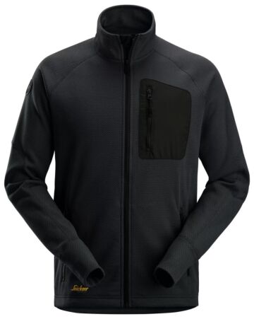Snickers 8042 Fleece Jack Zwart